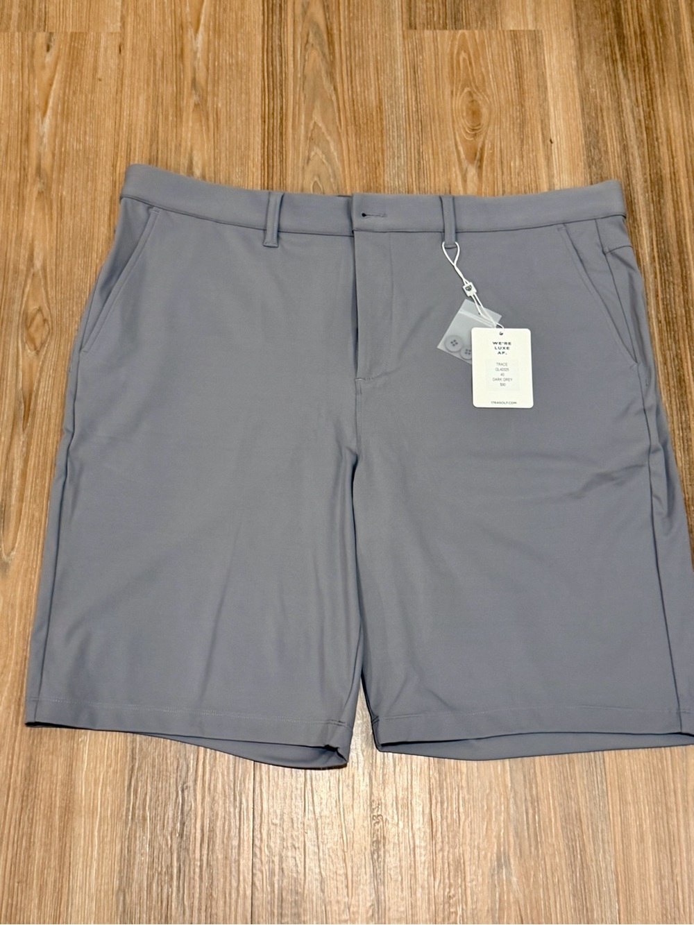 Graham Luxe Men's size 40 Performance Golf Shorts - Gray